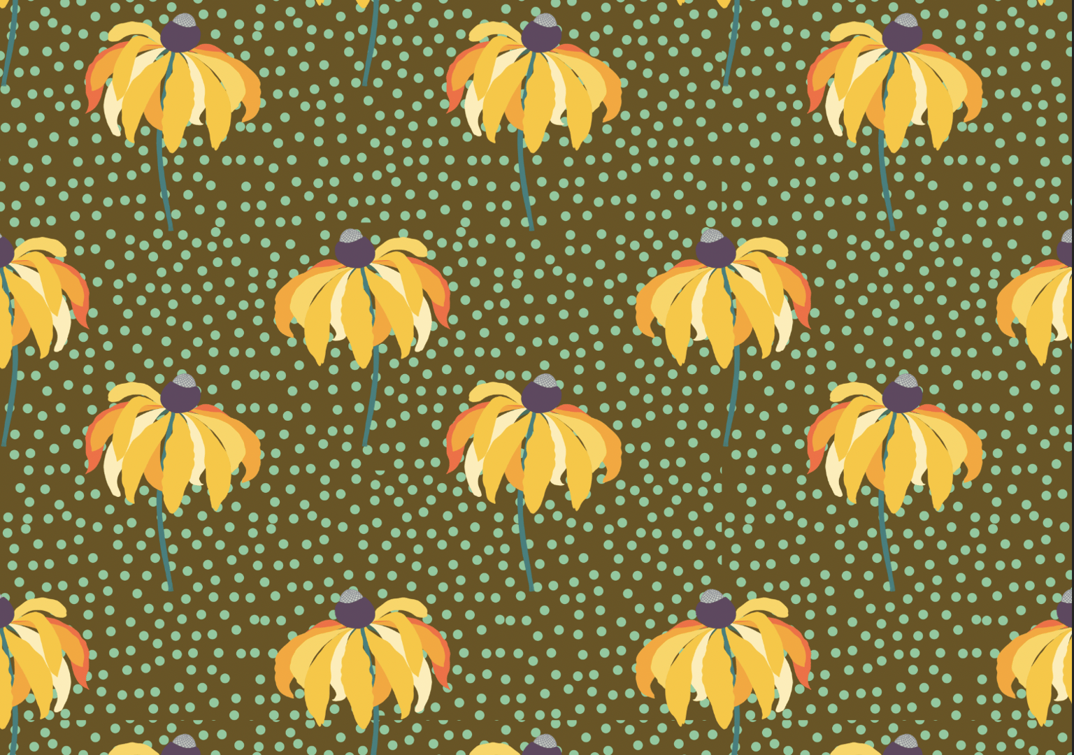 Flower with polka dots - image 3 - student project