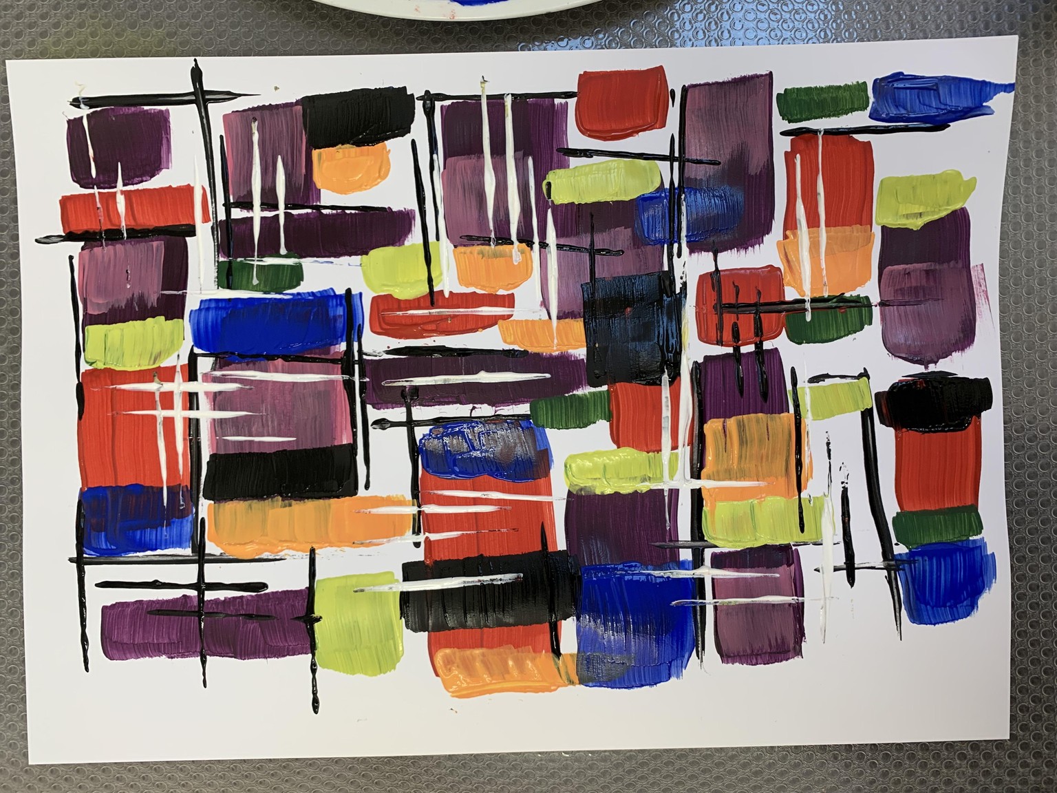 Abstract painting - image 6 - student project