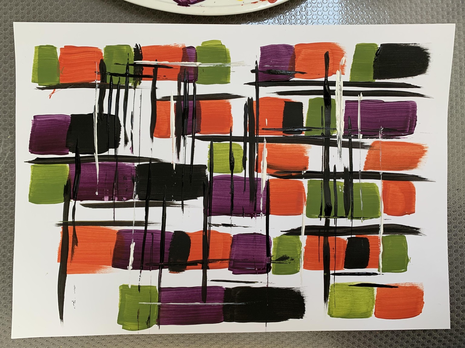 Abstract painting - image 2 - student project