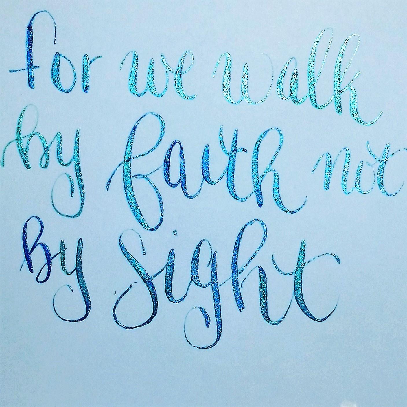 modern calligraphy practic - image 1 - student project
