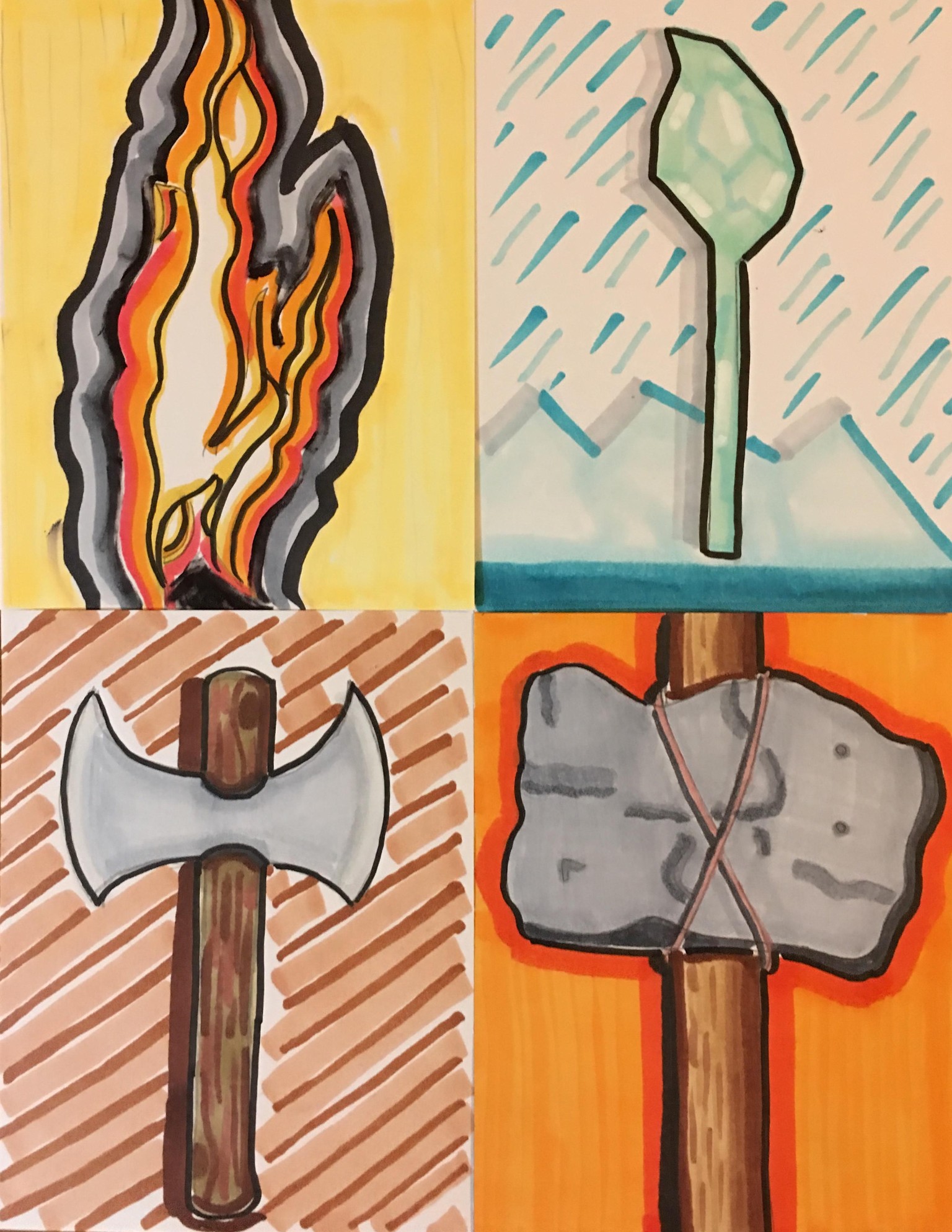 Four Weapons - image 1 - student project