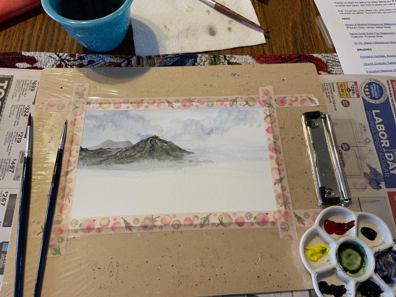 Watercolor Landscape - image 8 - student project