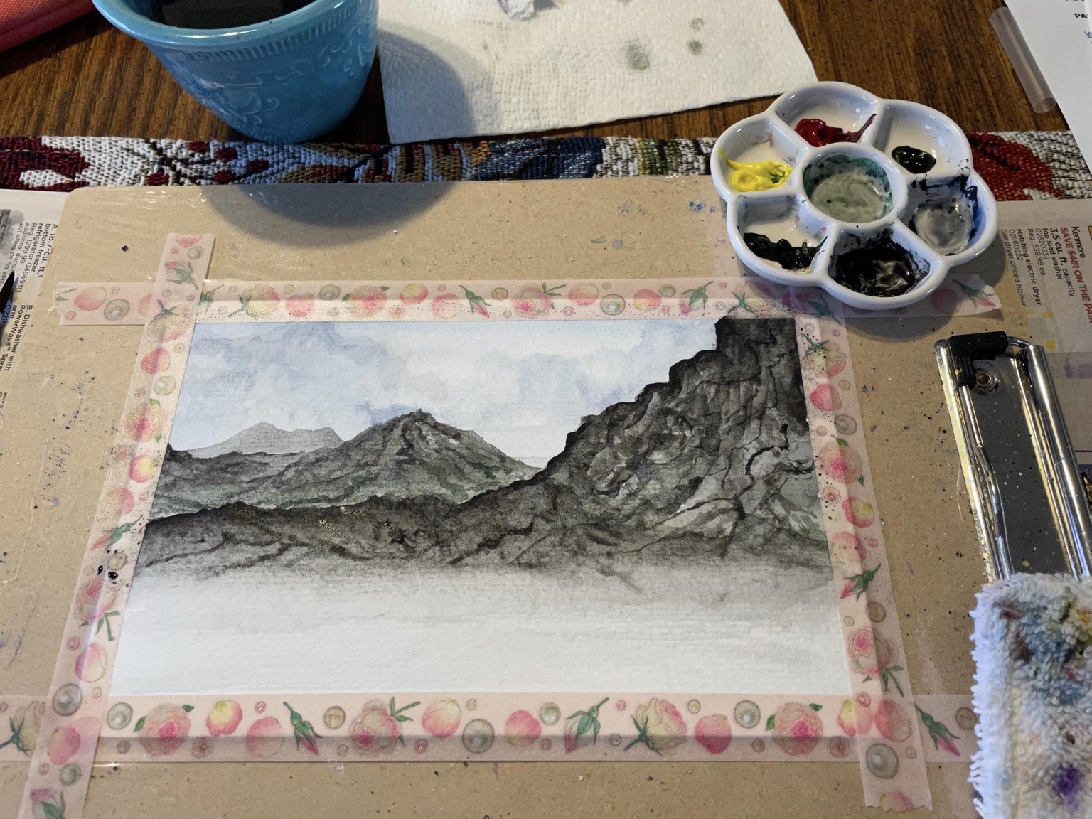 Watercolor Landscape - image 2 - student project