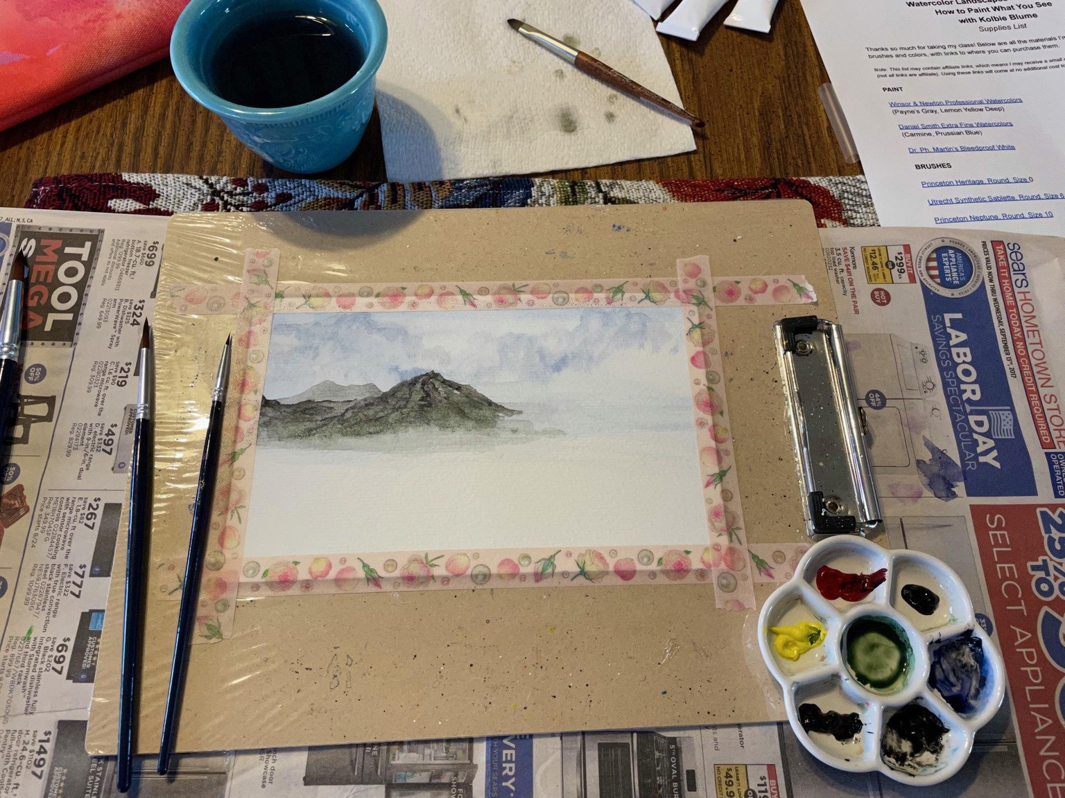 Watercolor Landscape - image 7 - student project