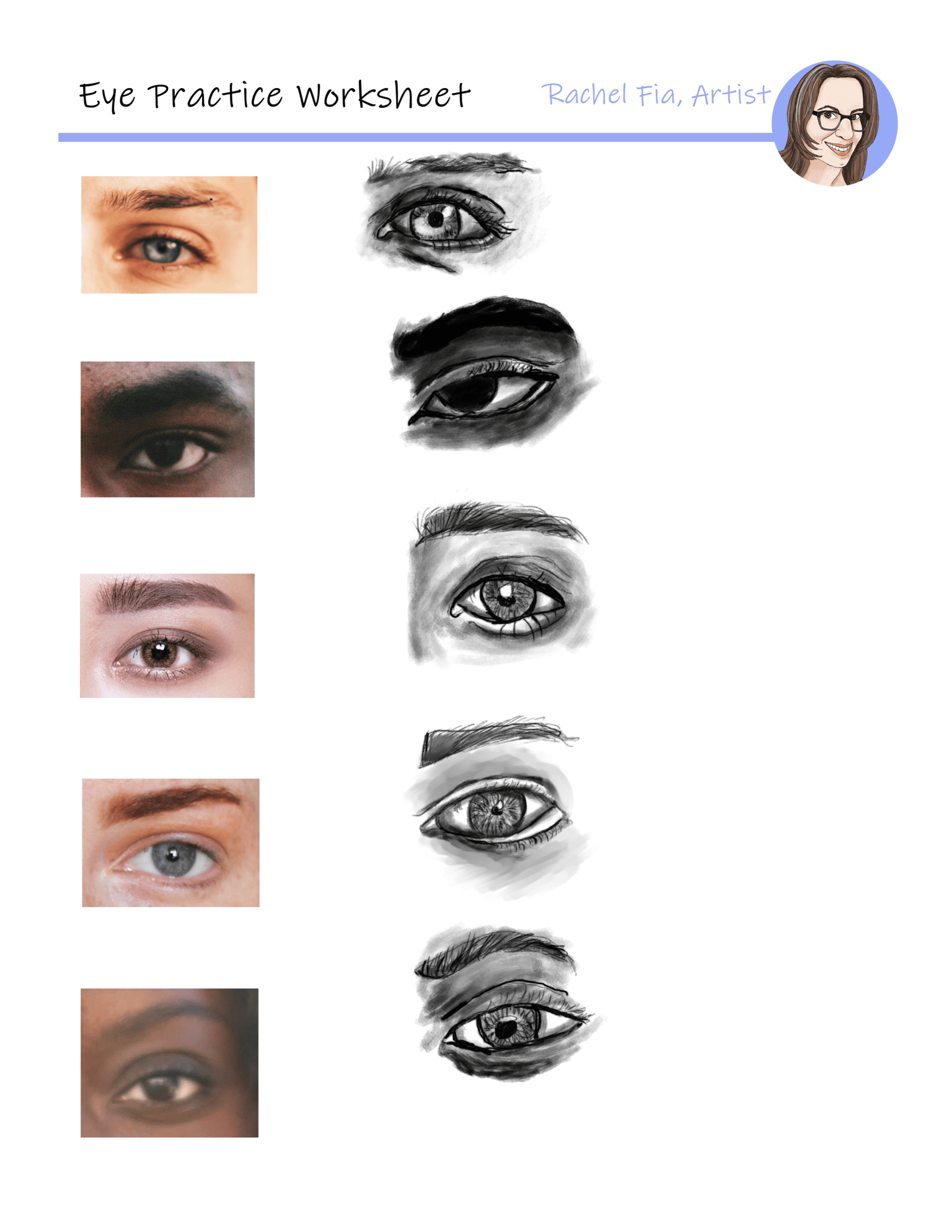 Eye Worksheet Practice - image 1 - student project