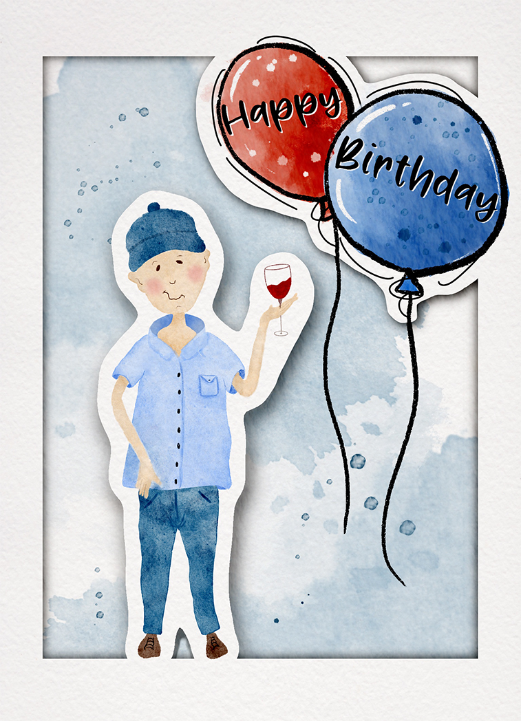 Birthday card - image 2 - student project