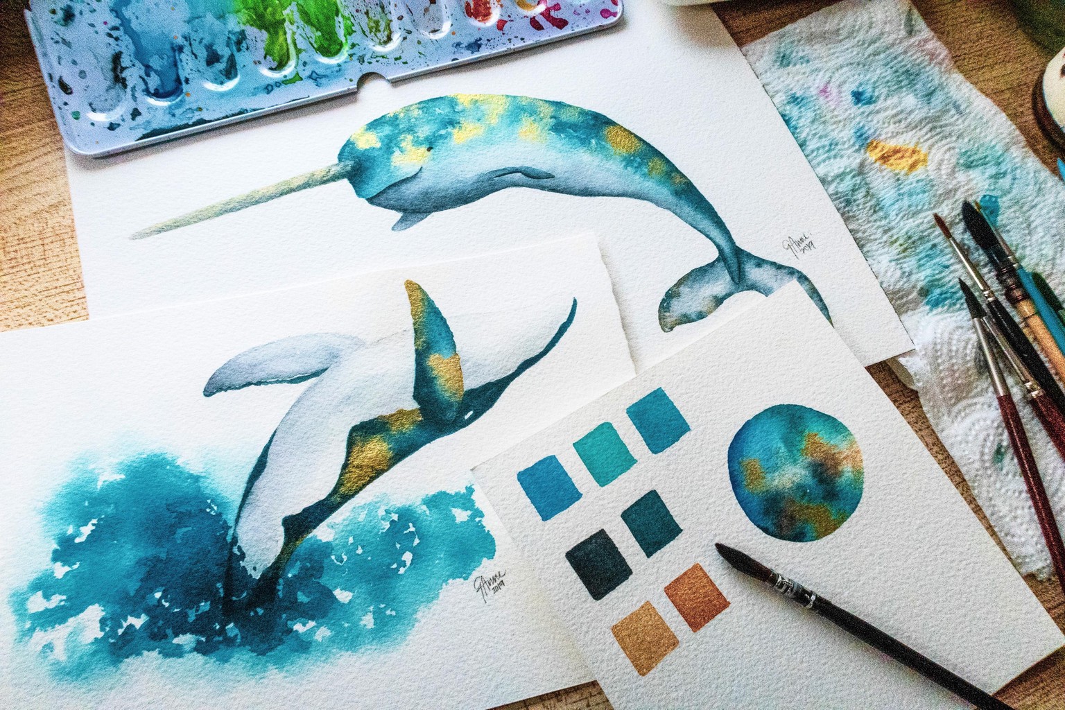 Sample Project: Golden Whales - image 2 - student project