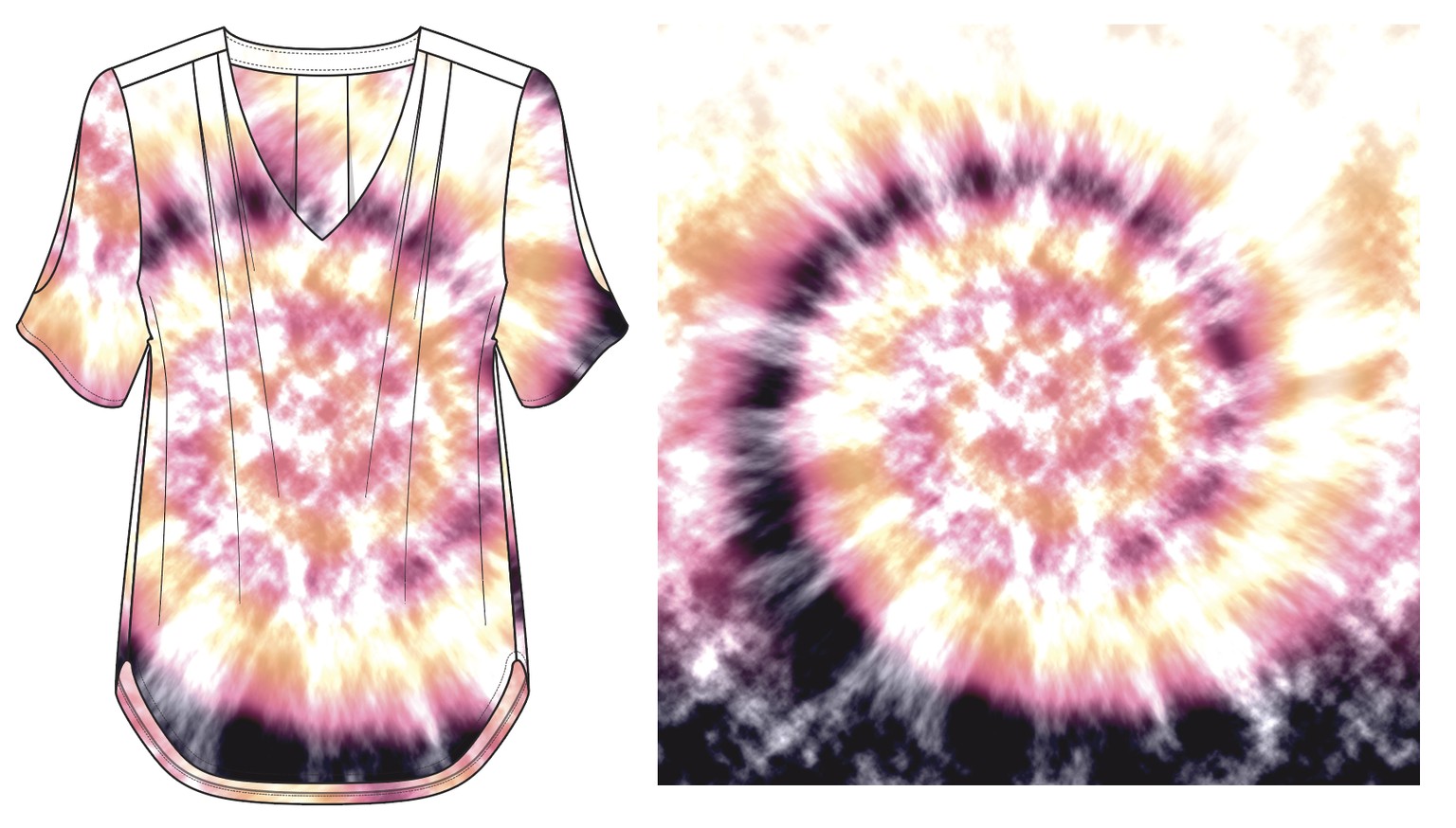 Tie dye - image 1 - student project