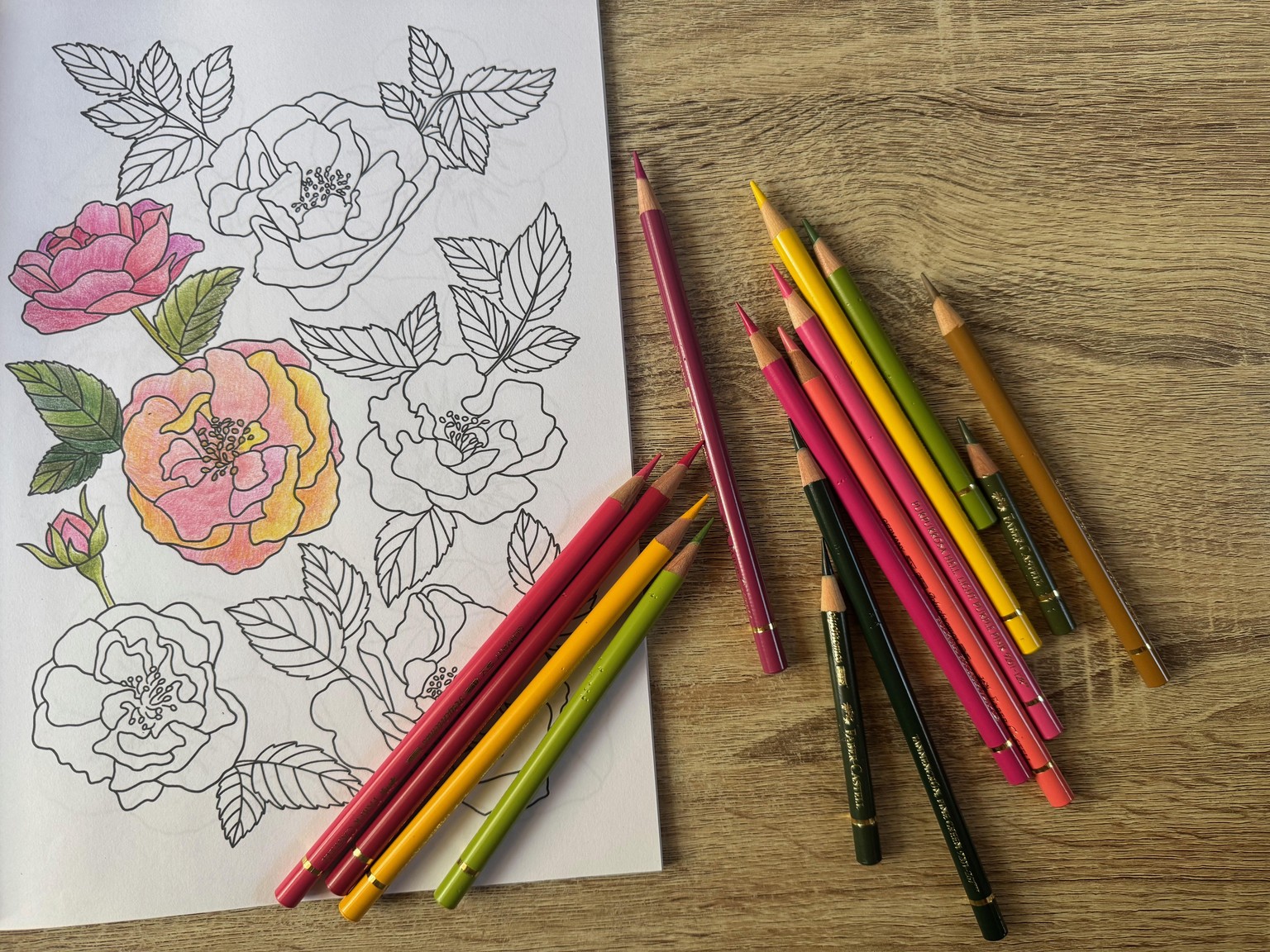 Petals and Leaves: my colouring book. - image 2 - student project