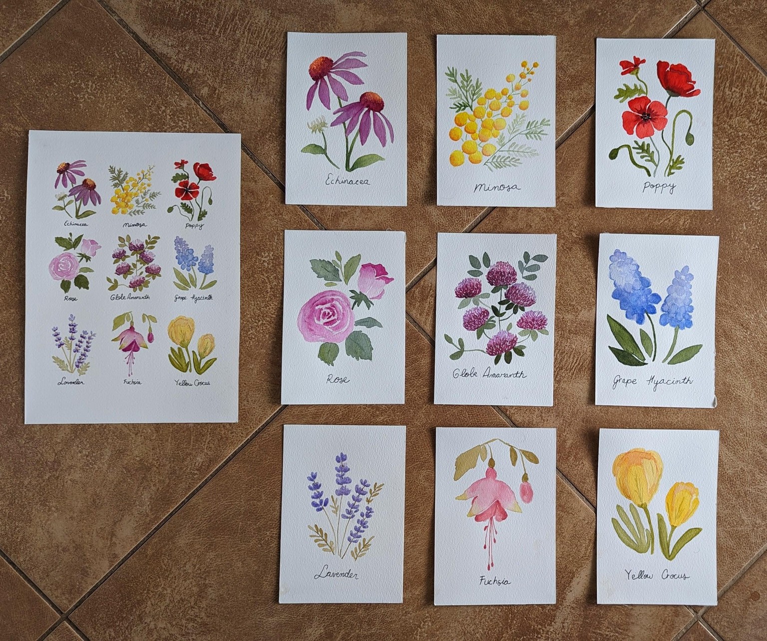 Watercolor Florals - image 3 - student project