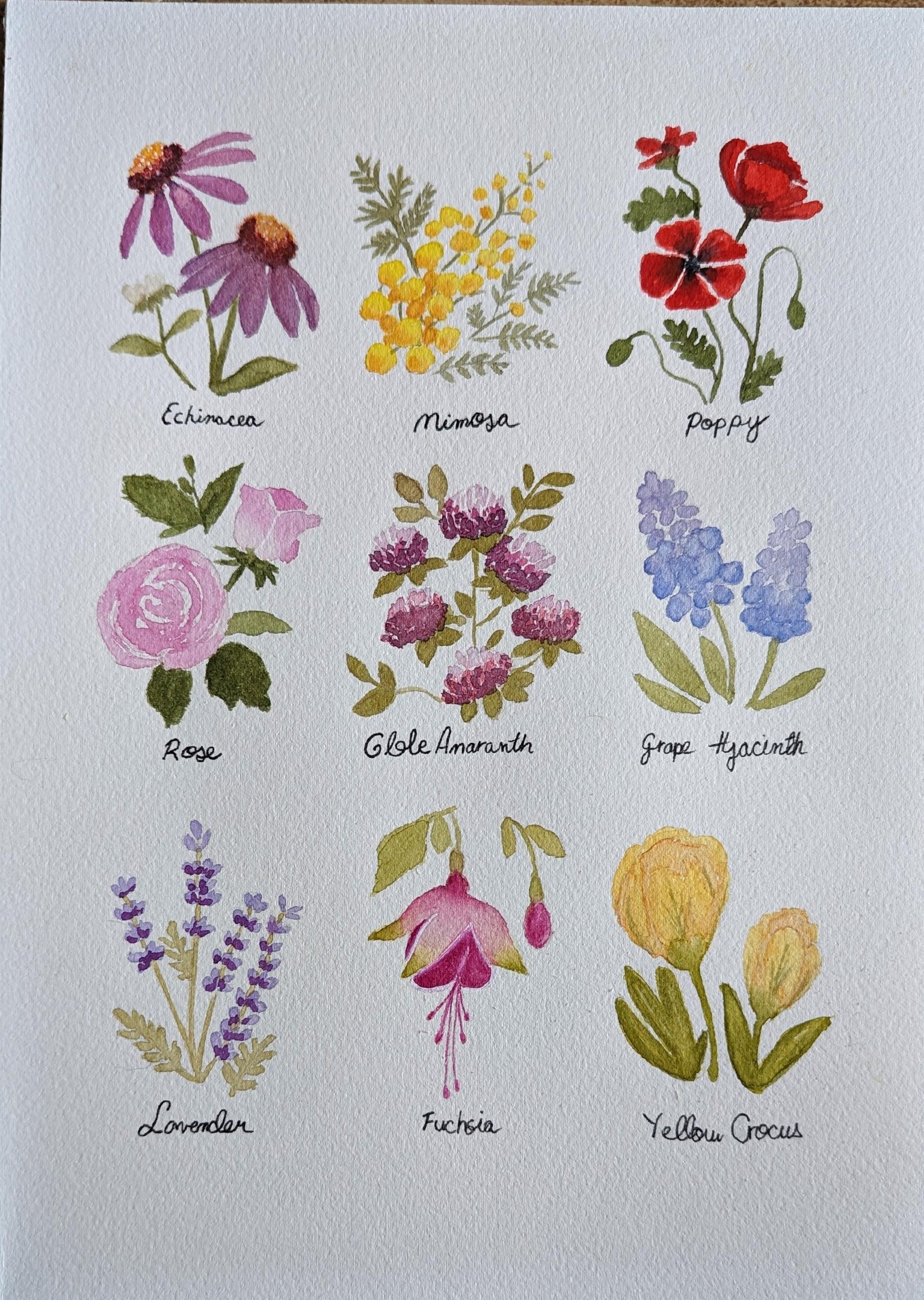 Watercolor Florals - image 2 - student project