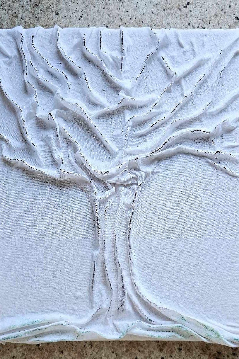 Fabric tree and abstract - image 2 - student project