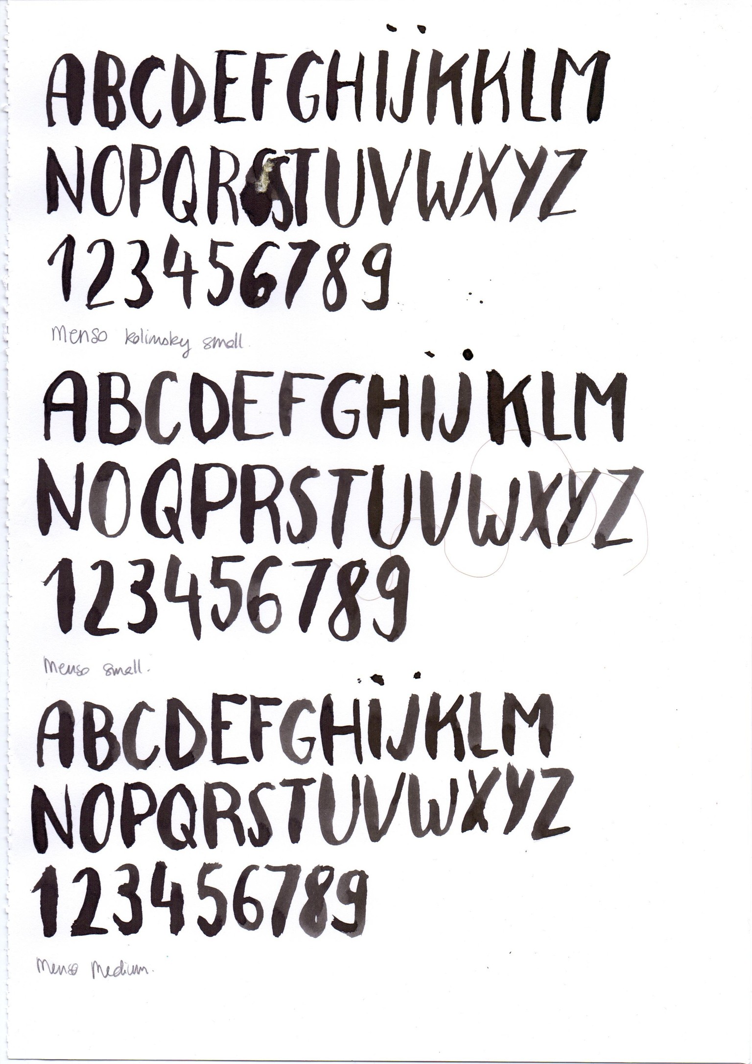 [Complete] Sans serif lettering - 6 projects + 9 alphabets + practice - image 3 - student project