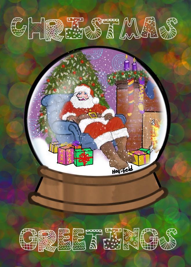 Snow globe card - image 1 - student project