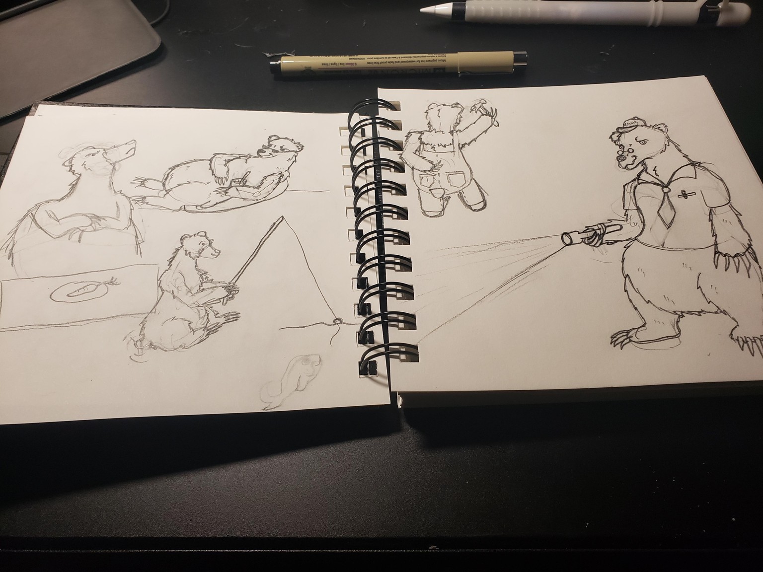 Bear study and character concepts - image 2 - student project