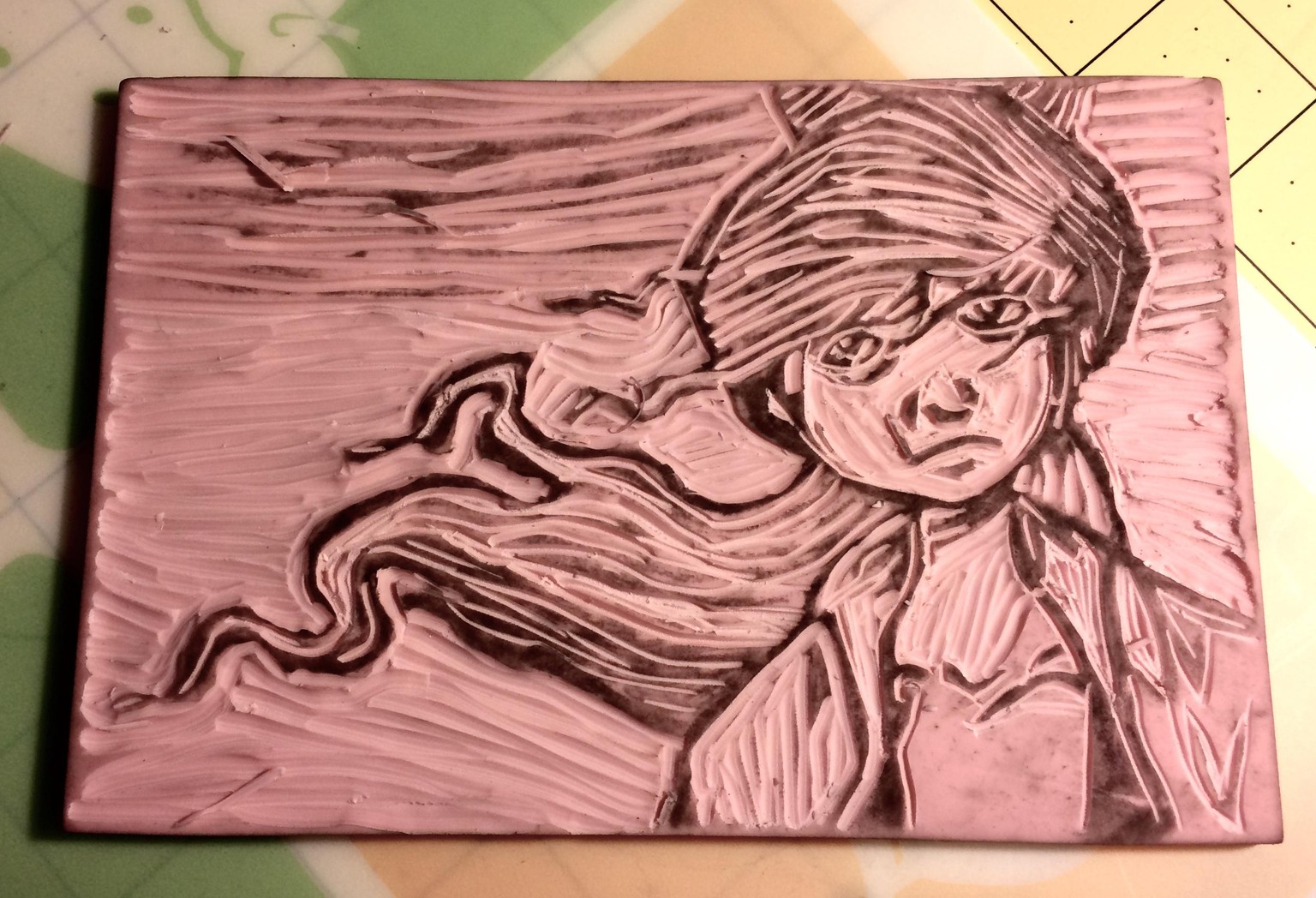 My 4x6 Block Print - image 2 - student project