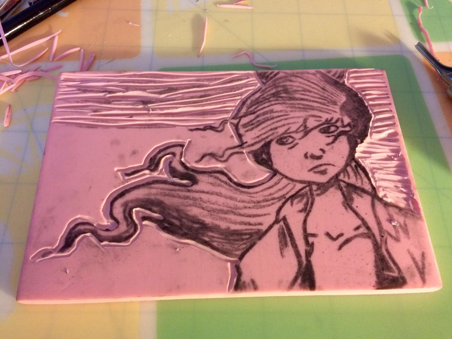My 4x6 Block Print - image 1 - student project