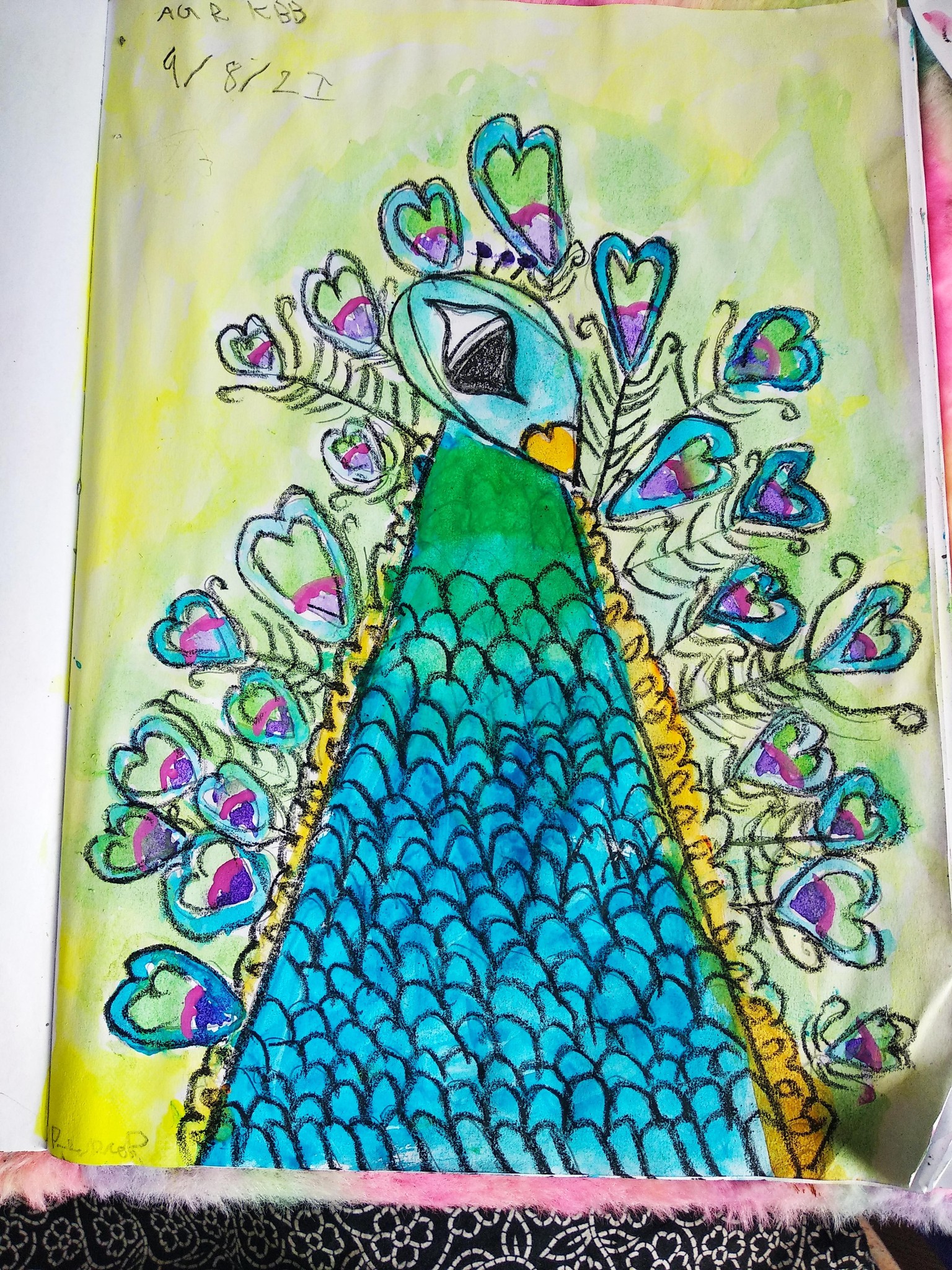 Beautiful peacock - image 1 - student project