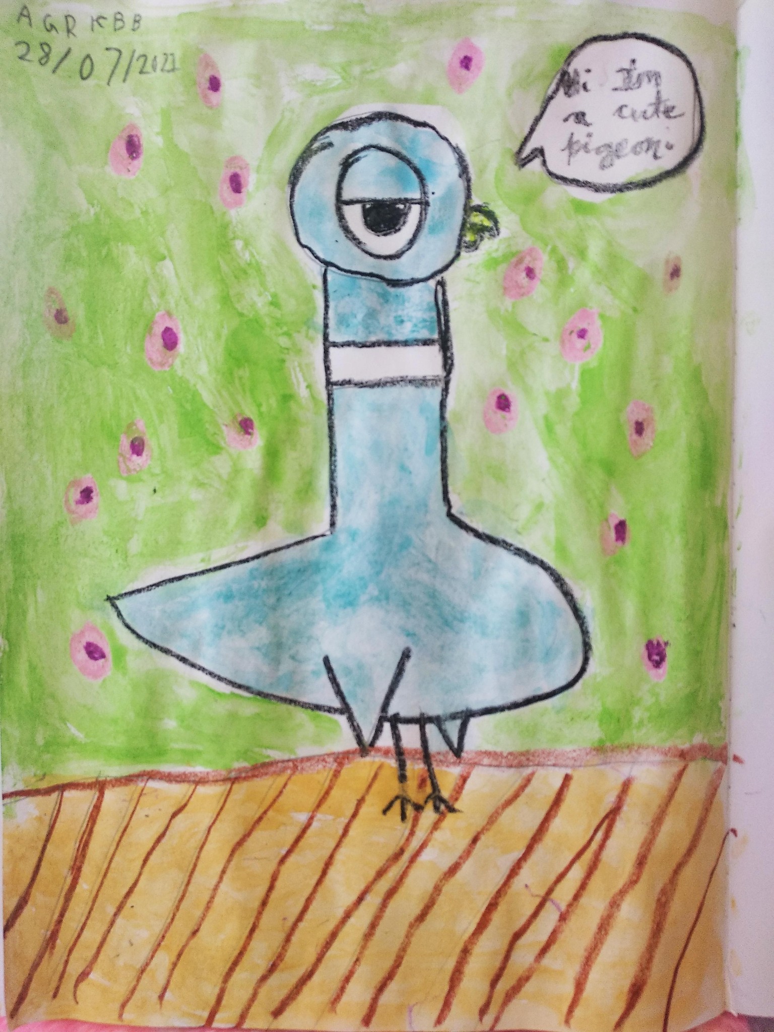 Cute pigeon - image 1 - student project