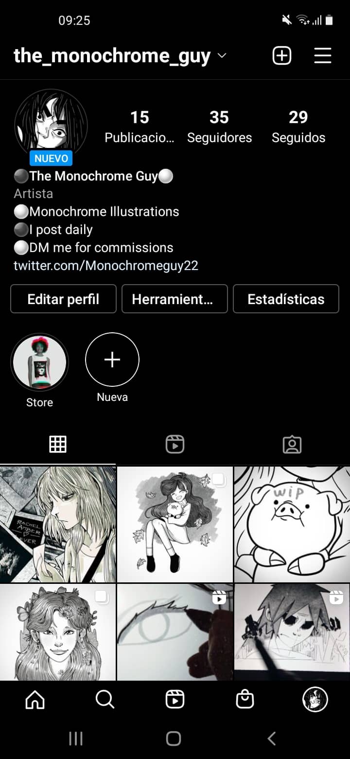 New artist instagram profile - image 1 - student project