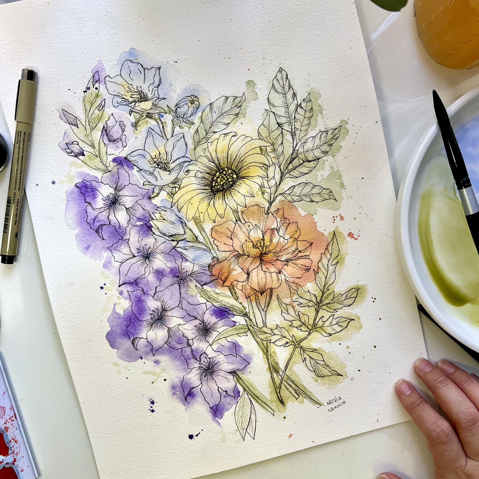 Birth Month Flowers - image 3 - student project