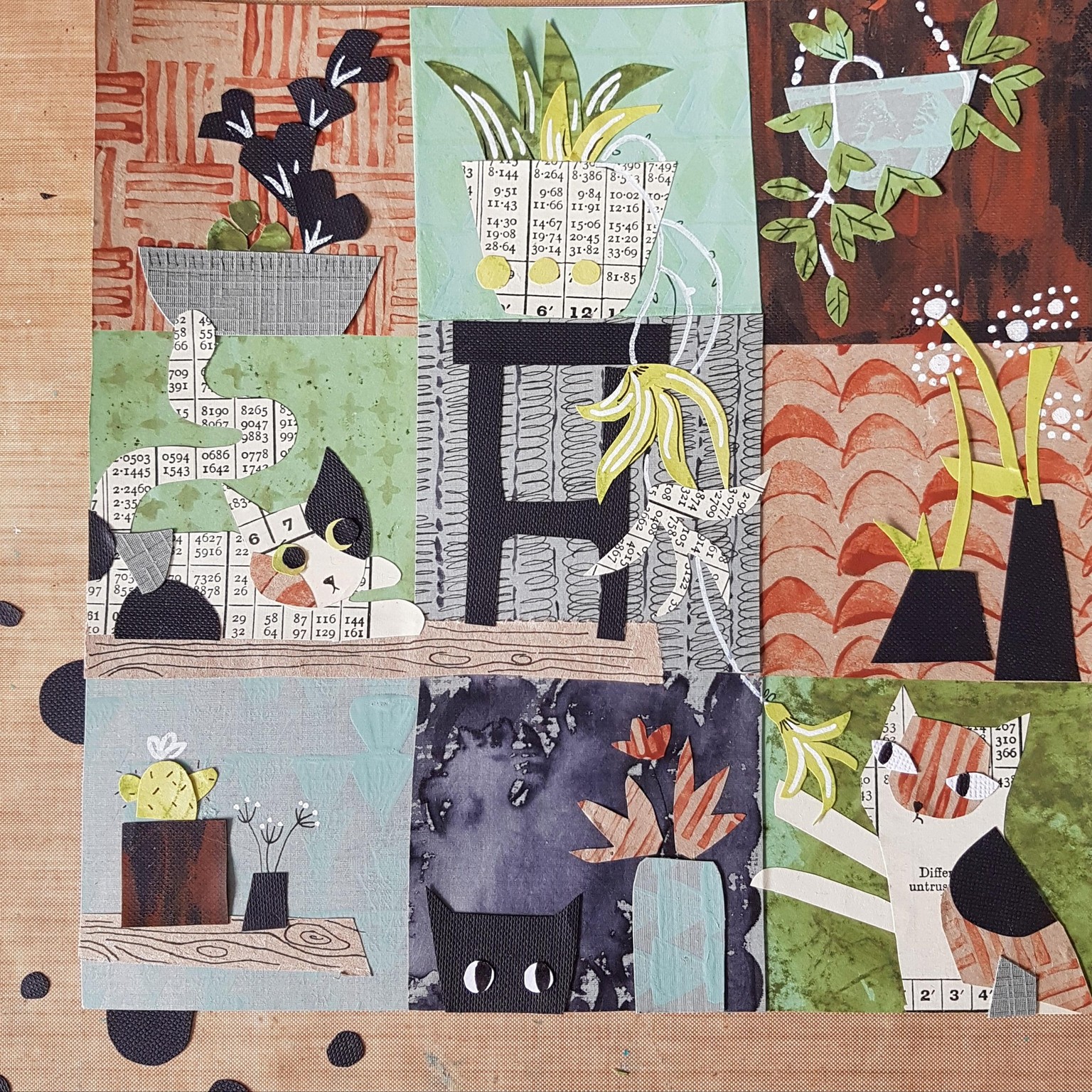 Mixed Media - dog grid - image 1 - student project