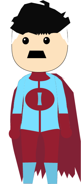 Omni-Man in Cartoon style - image 1 - student project