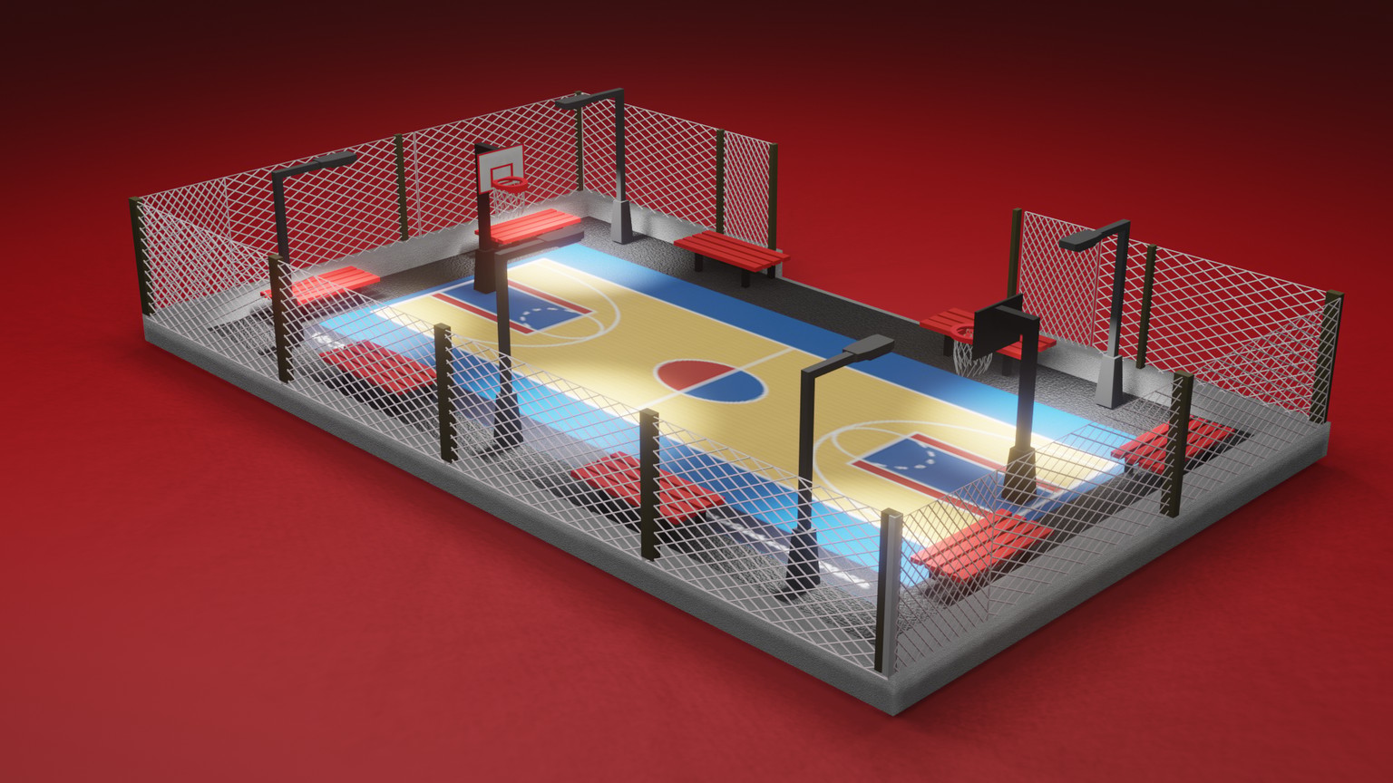 basketball court - image 1 - student project