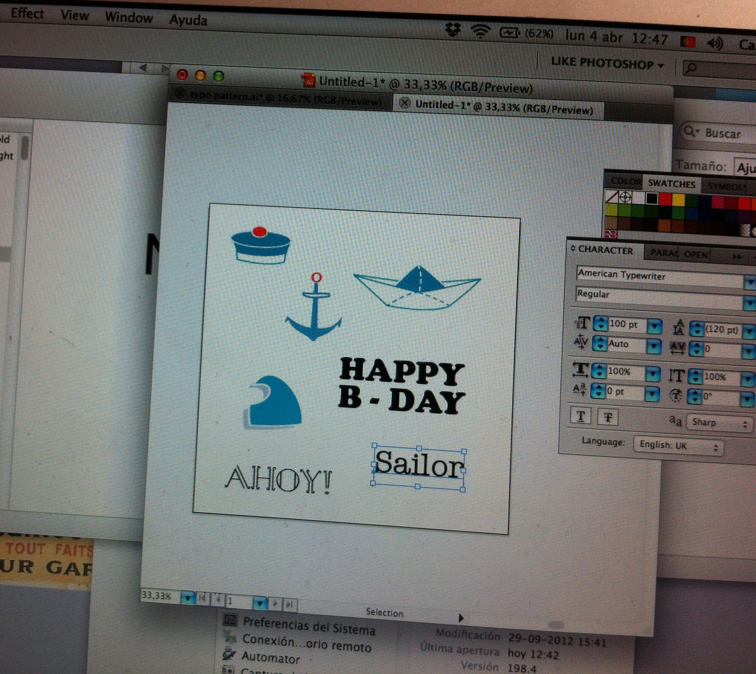 Happy Birthday Sailor!  - image 2 - student project