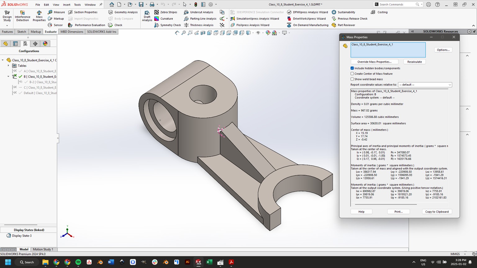 SOLIDWORKS Class 10 Project Submissions - image 1 - student project