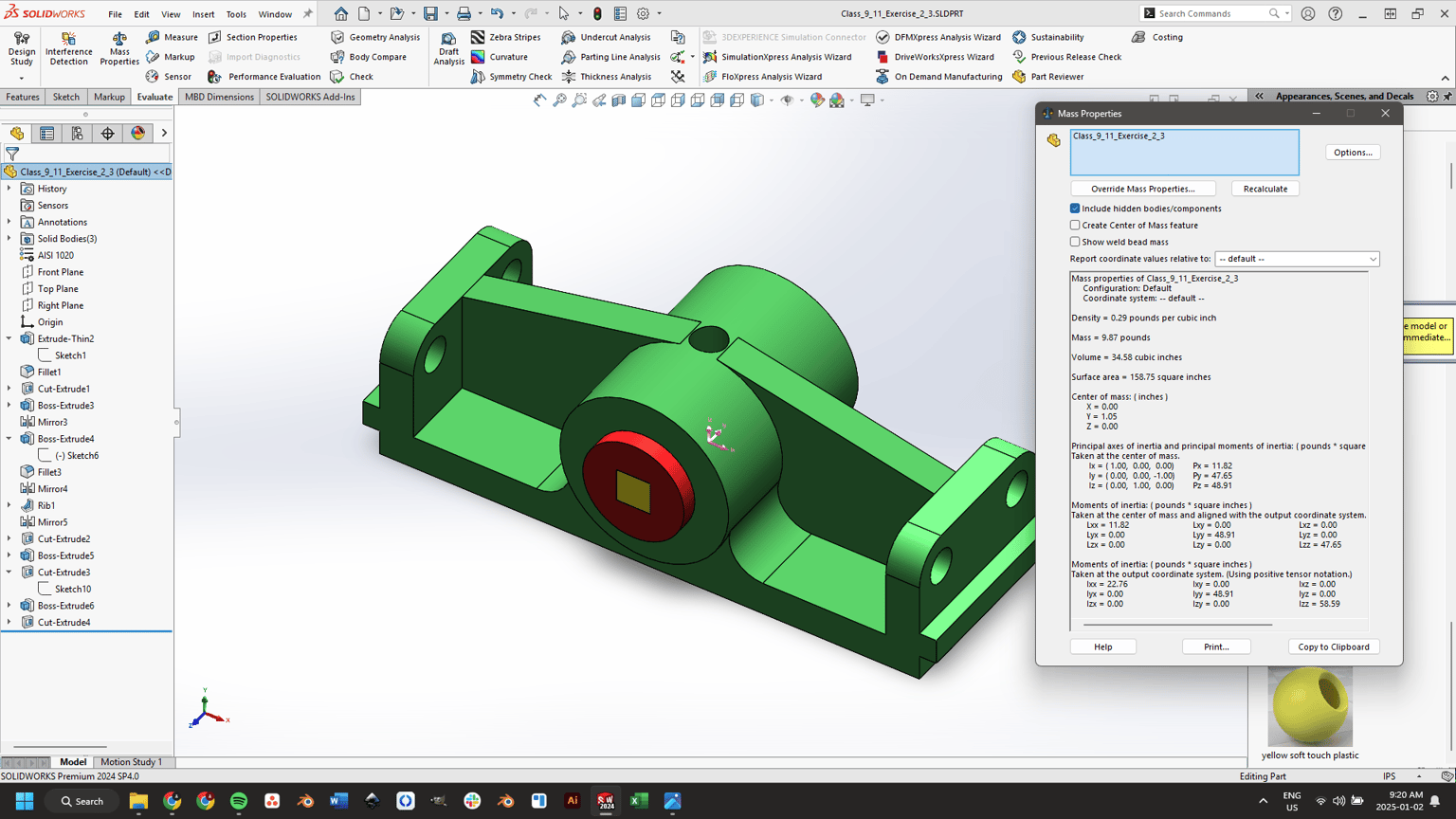 SOLIDWORKS Class 9 Project Submissions - image 3 - student project