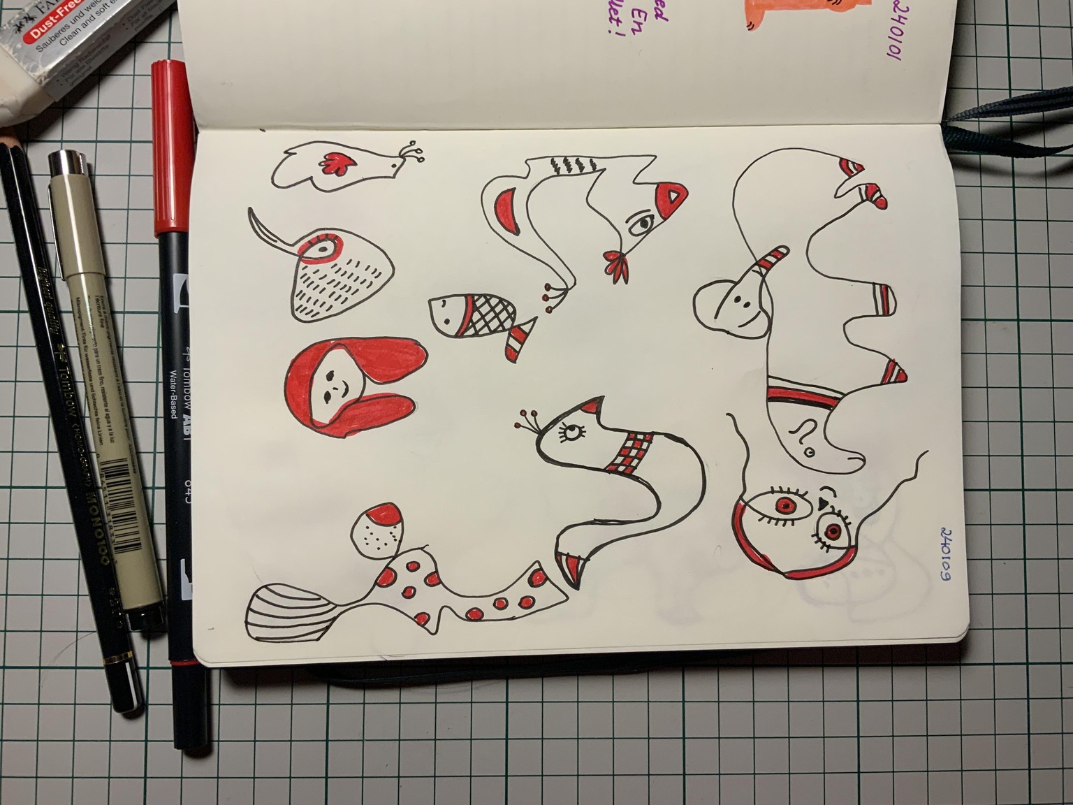 Mindless and mindful doodle exercise - image 1 - student project