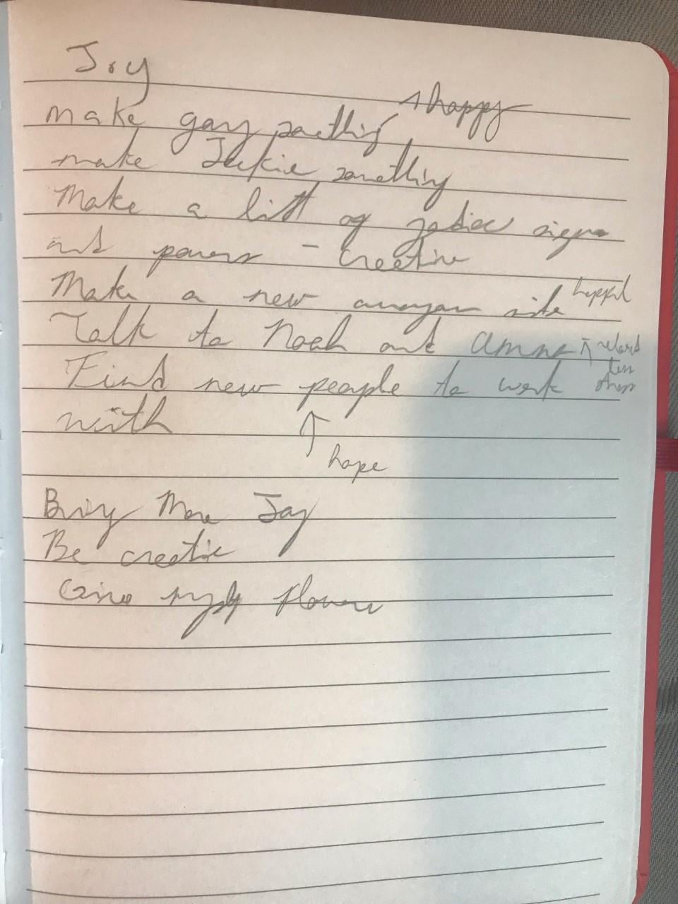 Joy list - image 1 - student project
