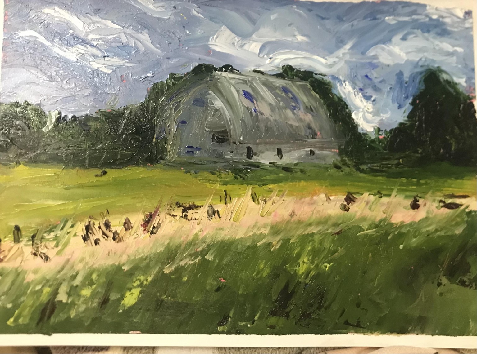 Palette knife skatches - image 1 - student project
