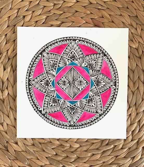 Intricate Geometric Mandala - image 1 - student project
