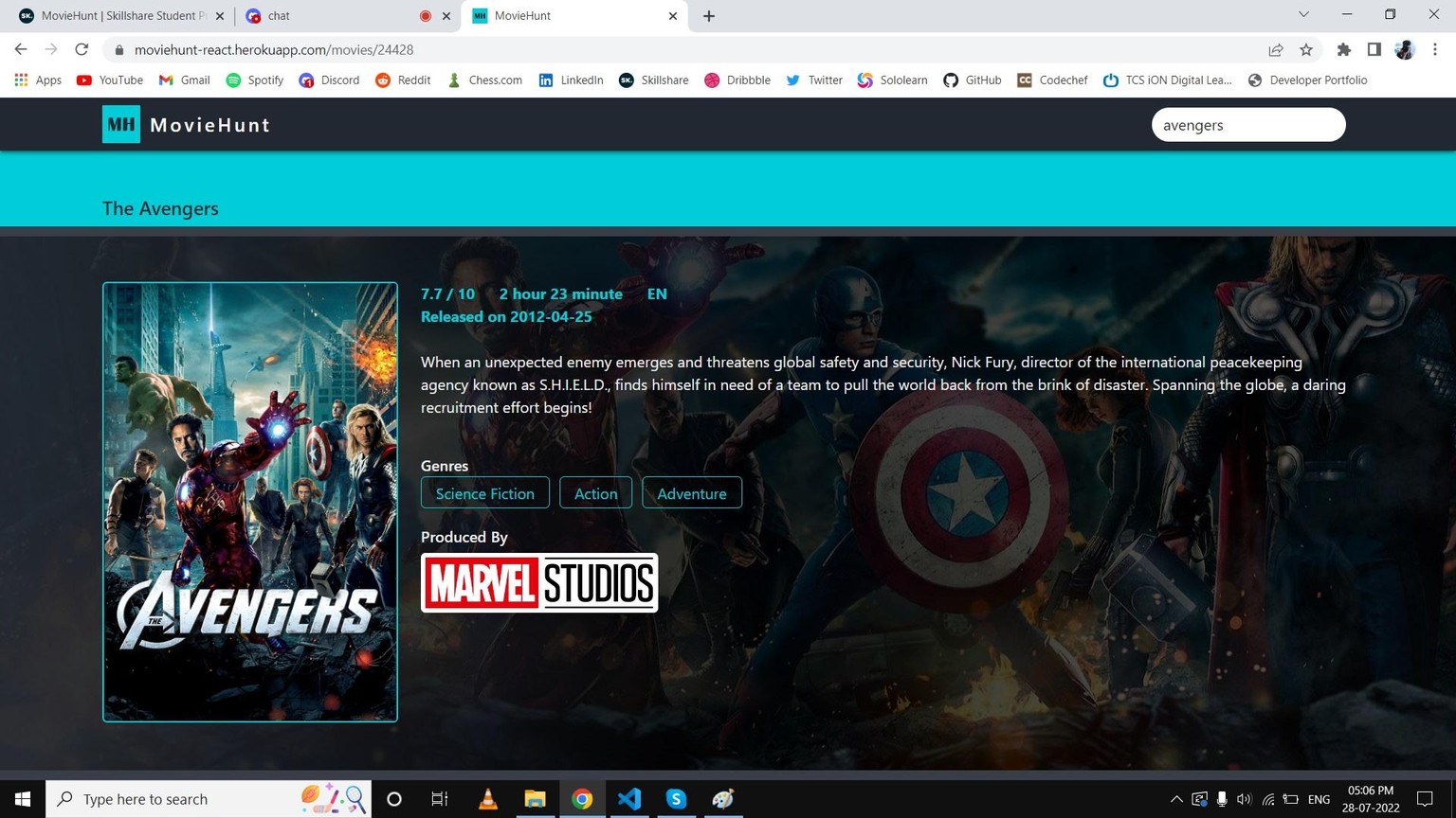 MovieHunt - image 2 - student project
