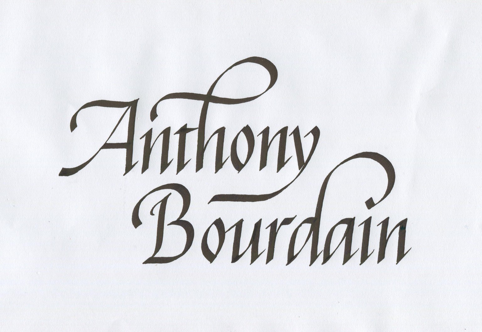 Anthony Bourdain Tribute - image 3 - student project