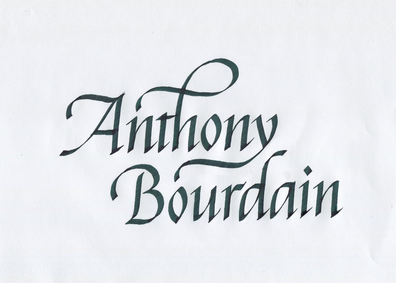 Anthony Bourdain Tribute - image 1 - student project