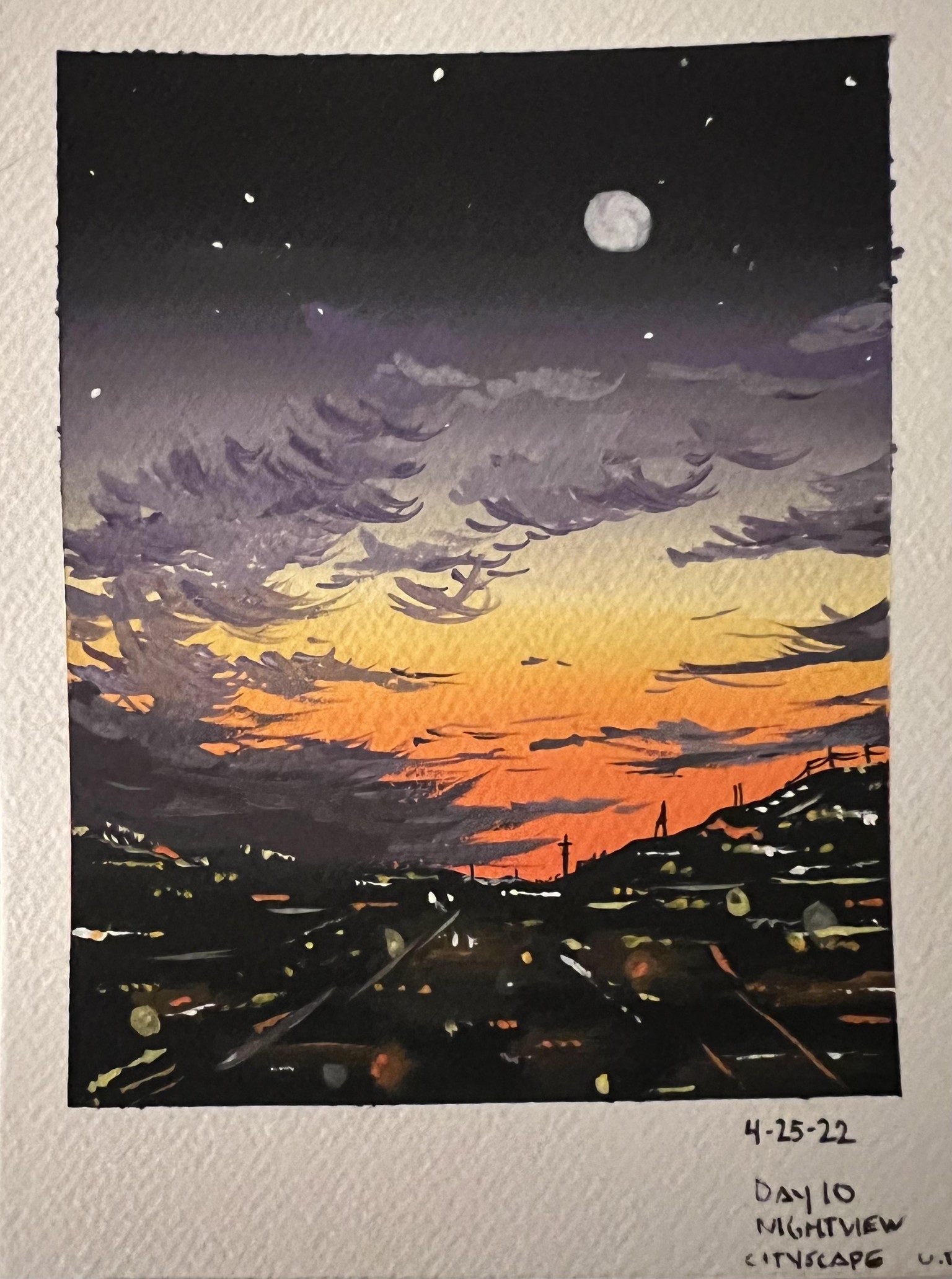 30 day gouache challenge - image 3 - student project