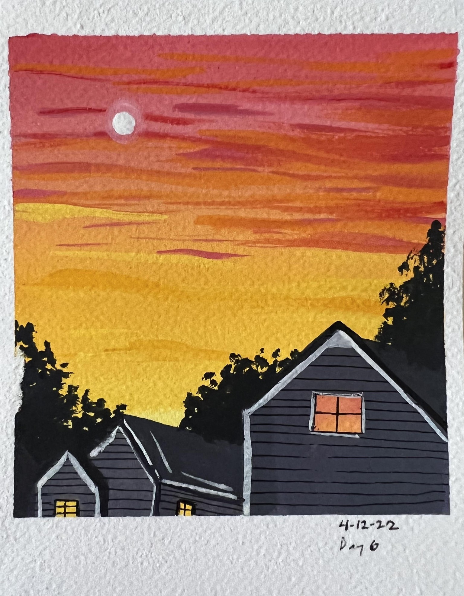 30 day gouache challenge - image 7 - student project