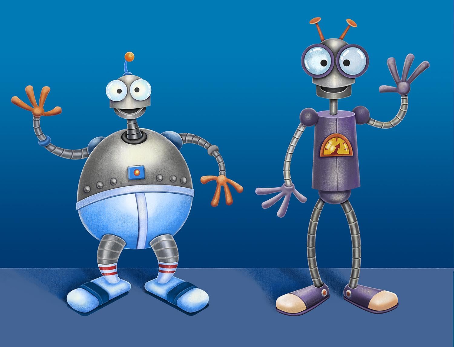 Two friendly robots - image 1 - student project
