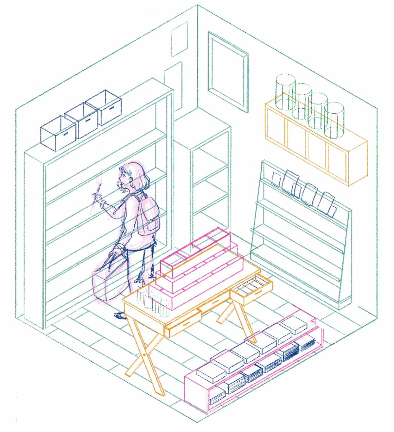 Artist in a Supply Store - image 7 - student project