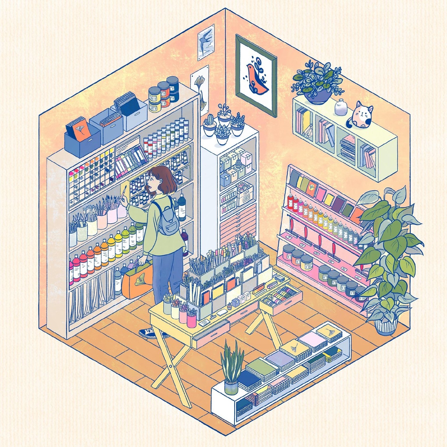 Artist in a Supply Store - image 1 - student project