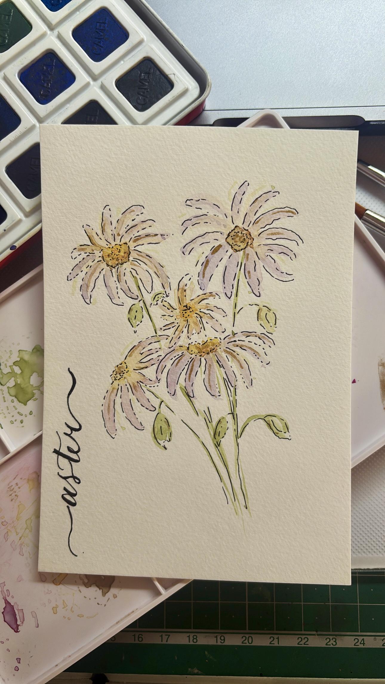 Watercolor Florals - image 2 - student project