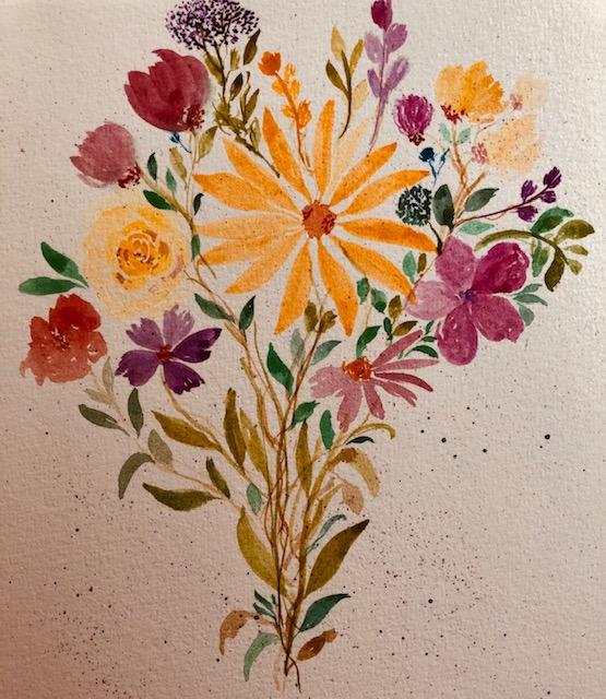 Loose Floral Bouquet - image 1 - student project