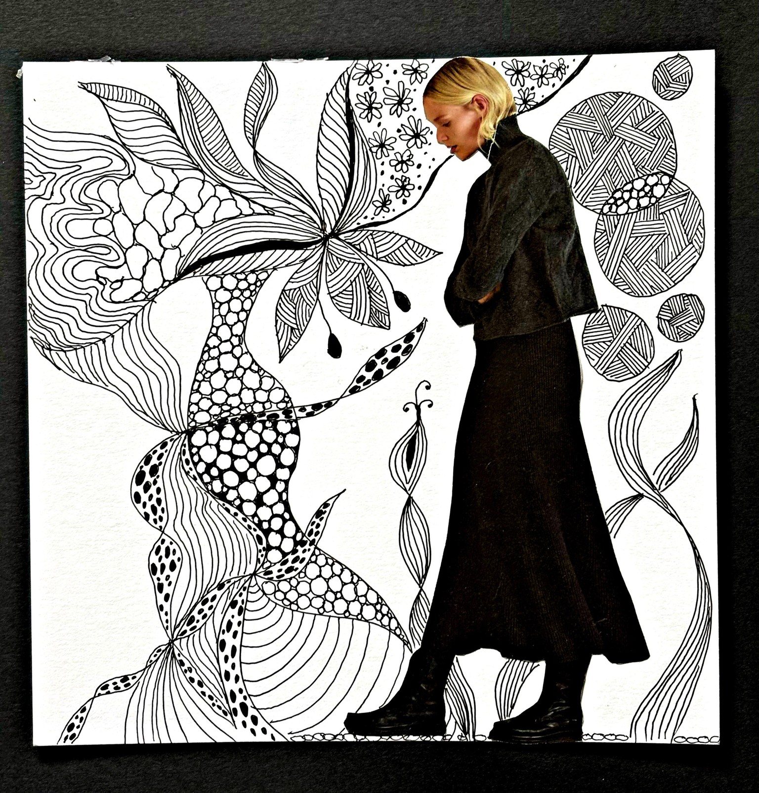 Magazine Figure Doodle Project - image 1 - student project