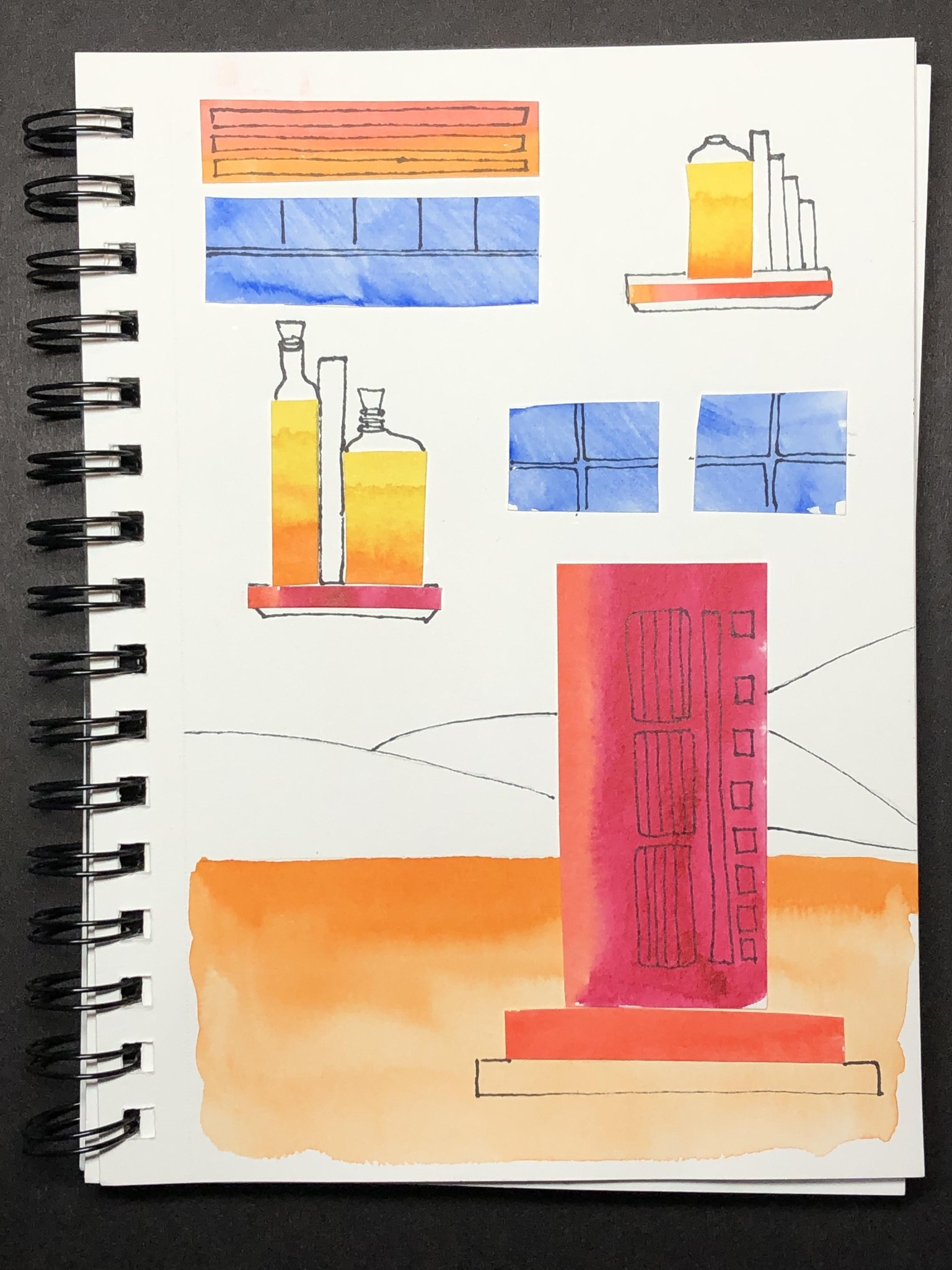 Simple Collage with Paper and Ink - image 3 - student project