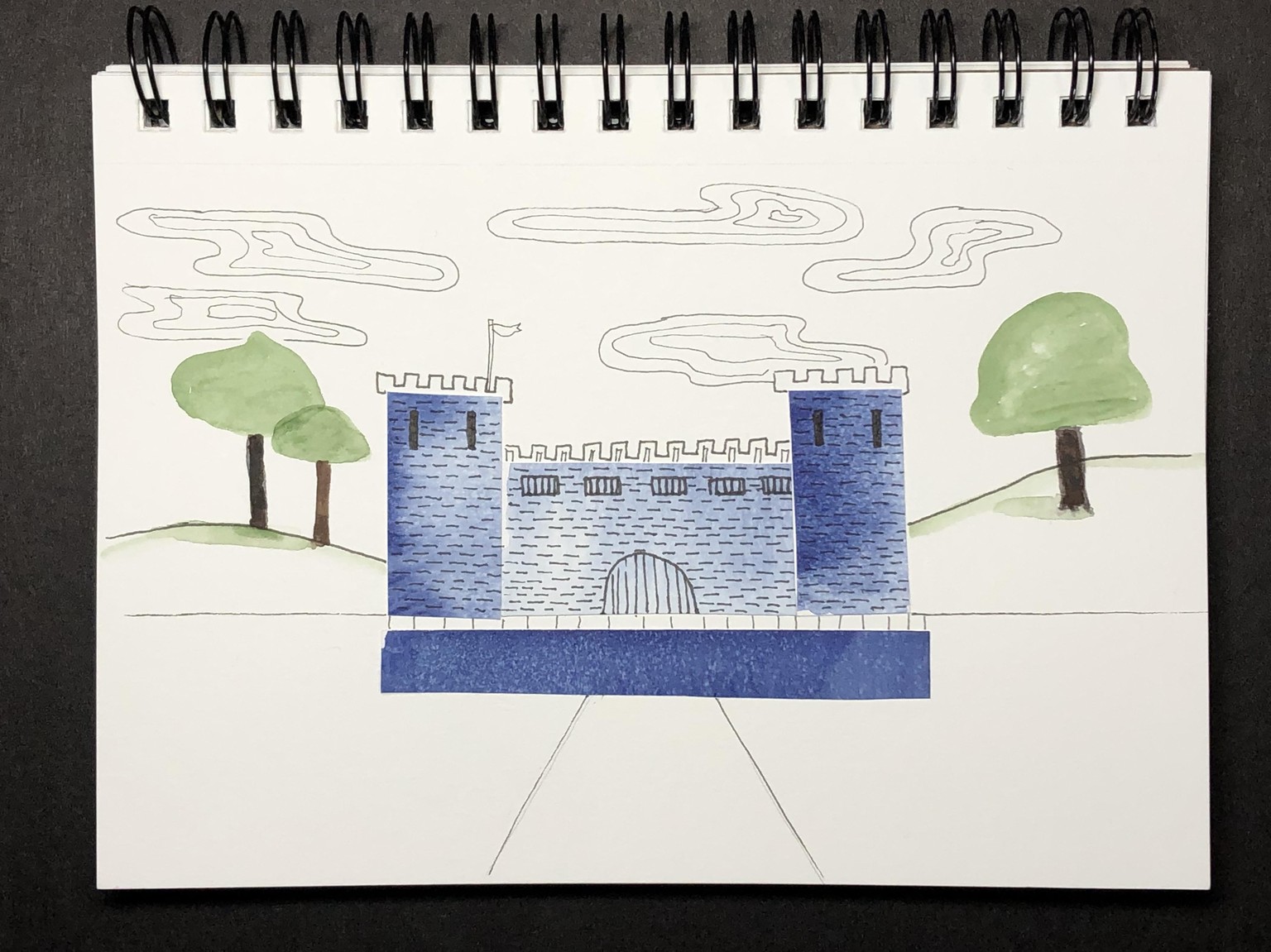 Simple Collage with Paper and Ink - image 4 - student project