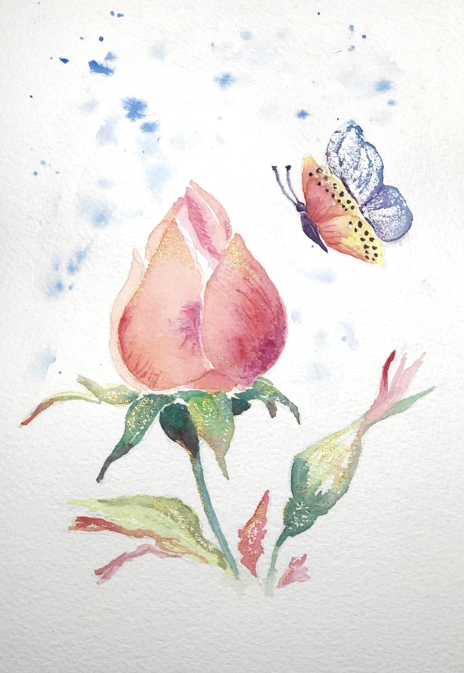 Watercolor and charcoal special effects - image 4 - student project