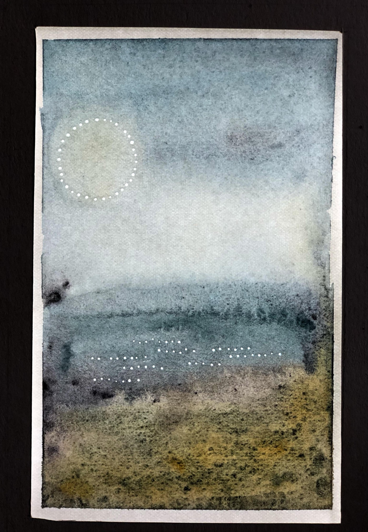 Pin Prick Watercolor Landscape - image 1 - student project